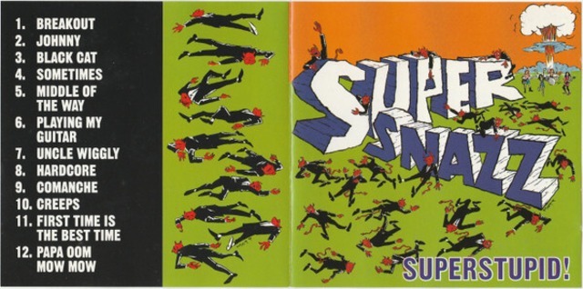 ＊中古CD SUPERSNAZZスーパースナッズ/SUPERSTUPID! 1993年作品1st 国産ガールズ・パンク/パワーポップ SUB POP TWEEZERS スクーターズ_画像2