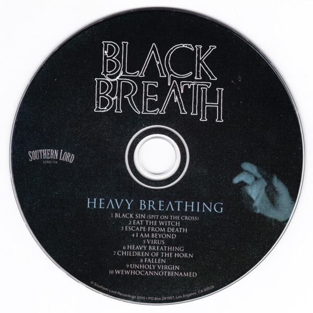 ＊中古CD BLACK BREATH/HEAVY BREATHING 2010年作品 米国/シアトル・ハードコアパンク CRUCIFIX DISRUPT SHITFUCKER MIDNIGHT D.R.I_画像3