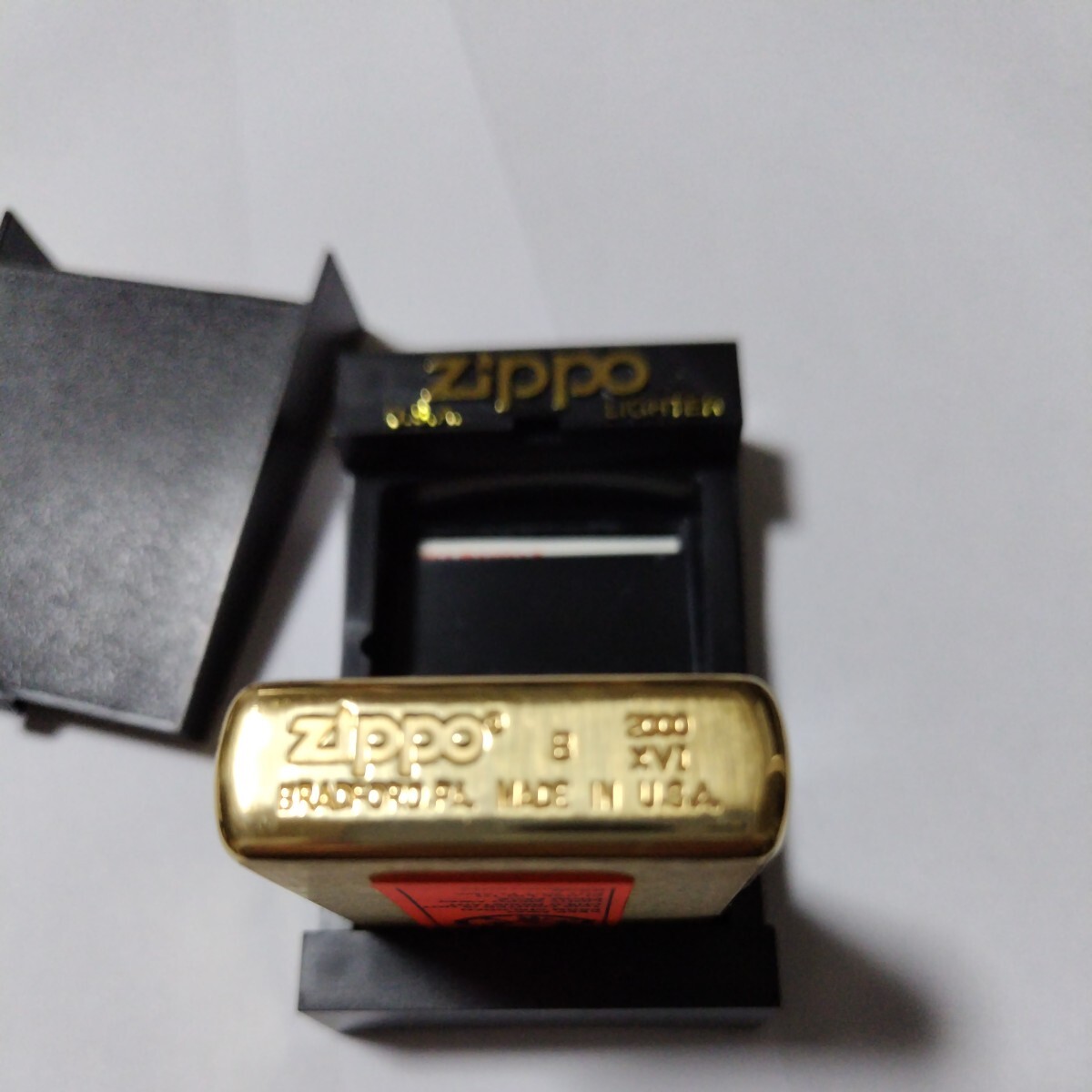 未使用 CAMEL Zippo PLEASURE TO BURN BRASS キャメル ジッポー ブラス 2000年製造 懸賞当選品 希少品 未開封 の画像4