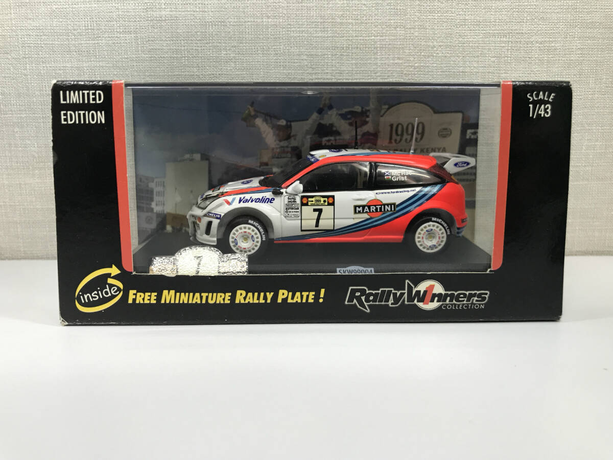 1/43 VITESSE SKID FORD FOCUS WRC MARTINI C.Mcrae / N.Grist Winner Safari Rally 1999 SKW99004 ビテス ZAの画像1