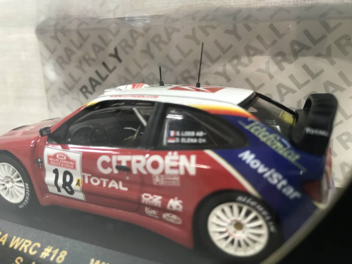 【１円スタート】1/43 ixo シトロエン XSARA WRC #18 Winner Sanremo Rally 2003 RAM127 イクソ ZB の画像3
