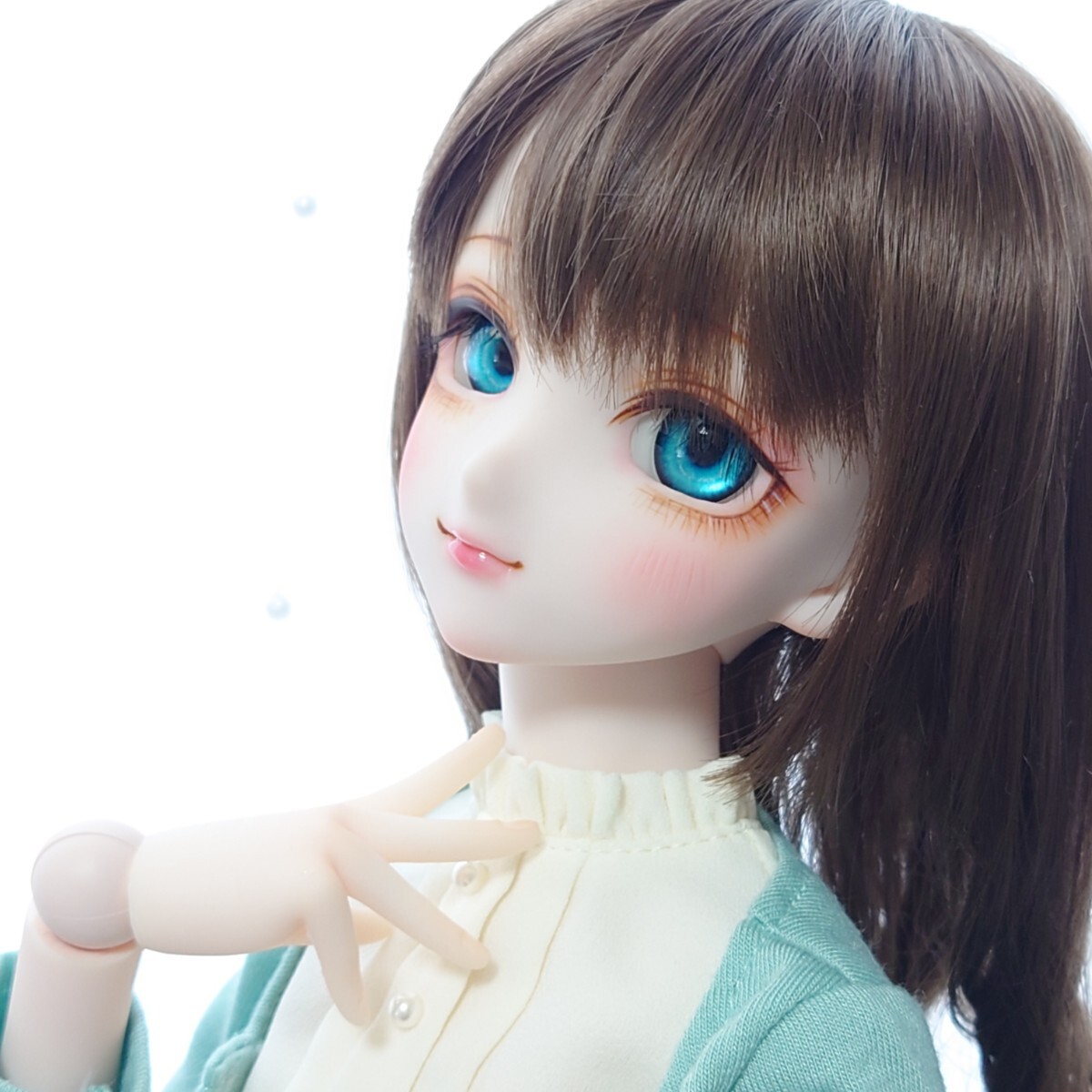 *ゆきは* DDH-09 SW肌 ソフビ盛り難あり カスタムヘッド+アイ ドルフィードリームの画像5