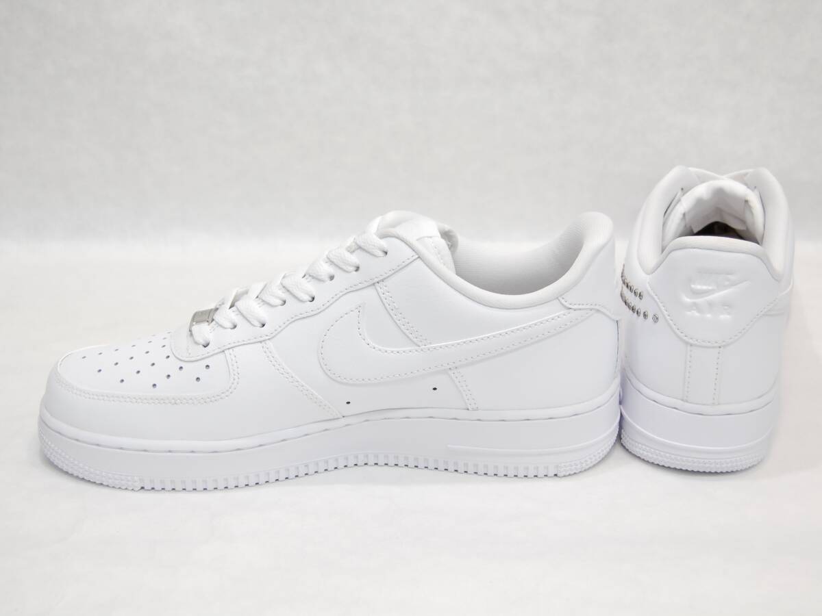 wmns air force 1 07★US7.5★検索用,エア,フォース,ワン,AF1,LOW,ロー,真っ白,オール,ホワイト,キラキラ,ラインストーン,USA,海外,限定_画像3