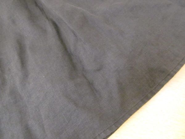 (57141)SM2 Samansa Mos2 サマンサモスモス レディース リネン ギャザー ロング スカート ブラック M USEDの画像5