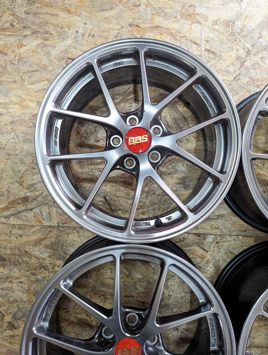 【希少！】BBS RI-A 022 16インチ 7J＋48 PCD100 5穴 5H 軽量 86 ZN6 BRZ インプレッサ レガシィ カローラスポーツ_画像4