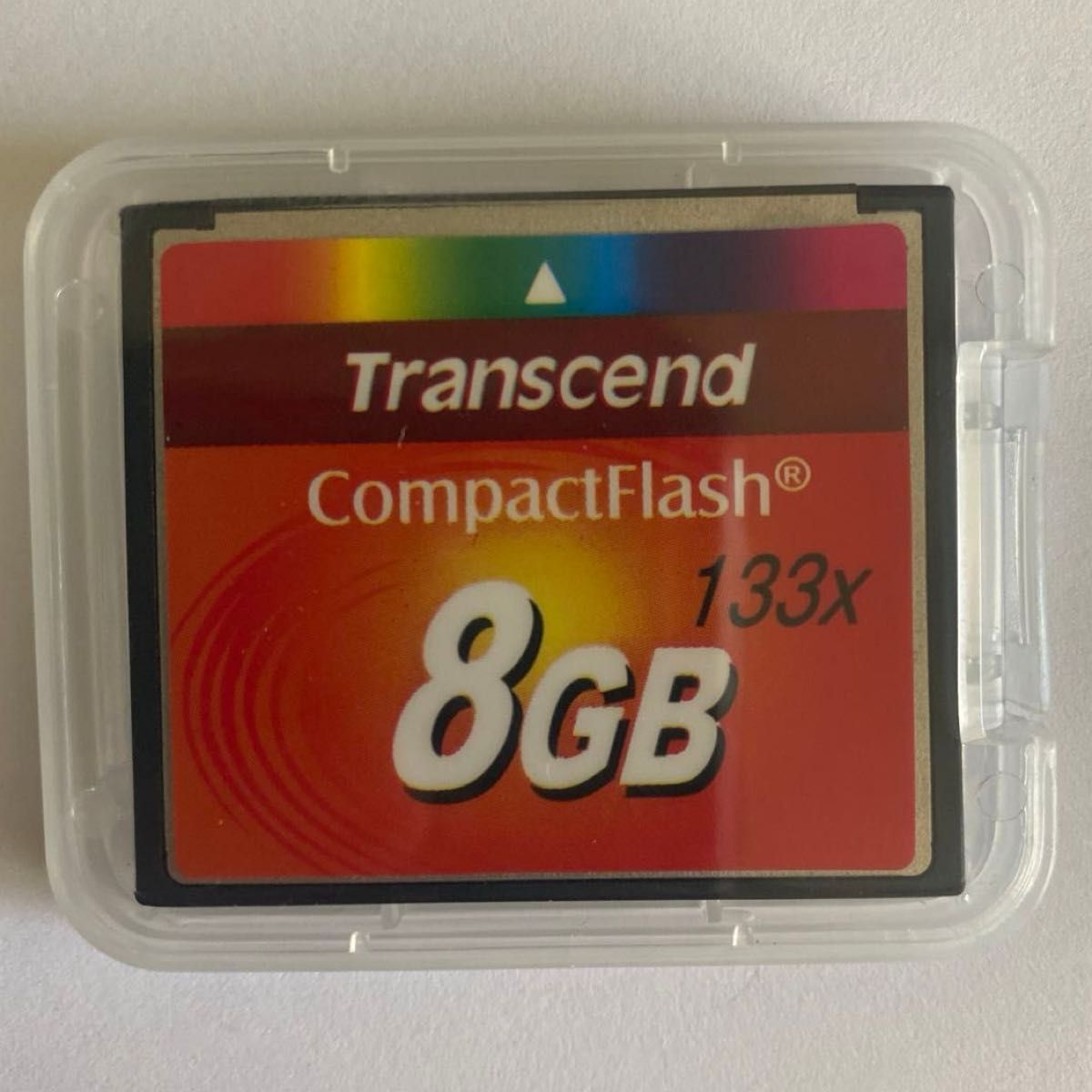トランセンド 8GB コンパクトフラッシュ Transcend CF 133倍速　ケース付き【匿名配送】【追跡可能】