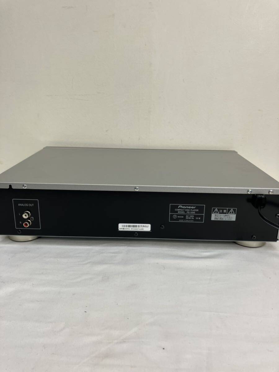 Pioneer パイオニア CD CDプレーヤー PD-10AE 通電確認済 中古品 _画像6