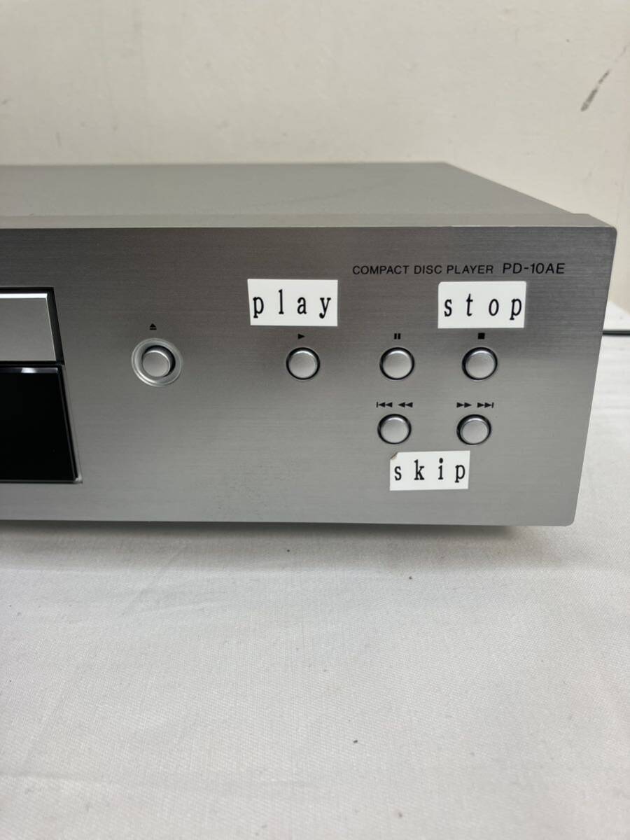 Pioneer パイオニア CD CDプレーヤー PD-10AE 通電確認済 中古品 _画像4
