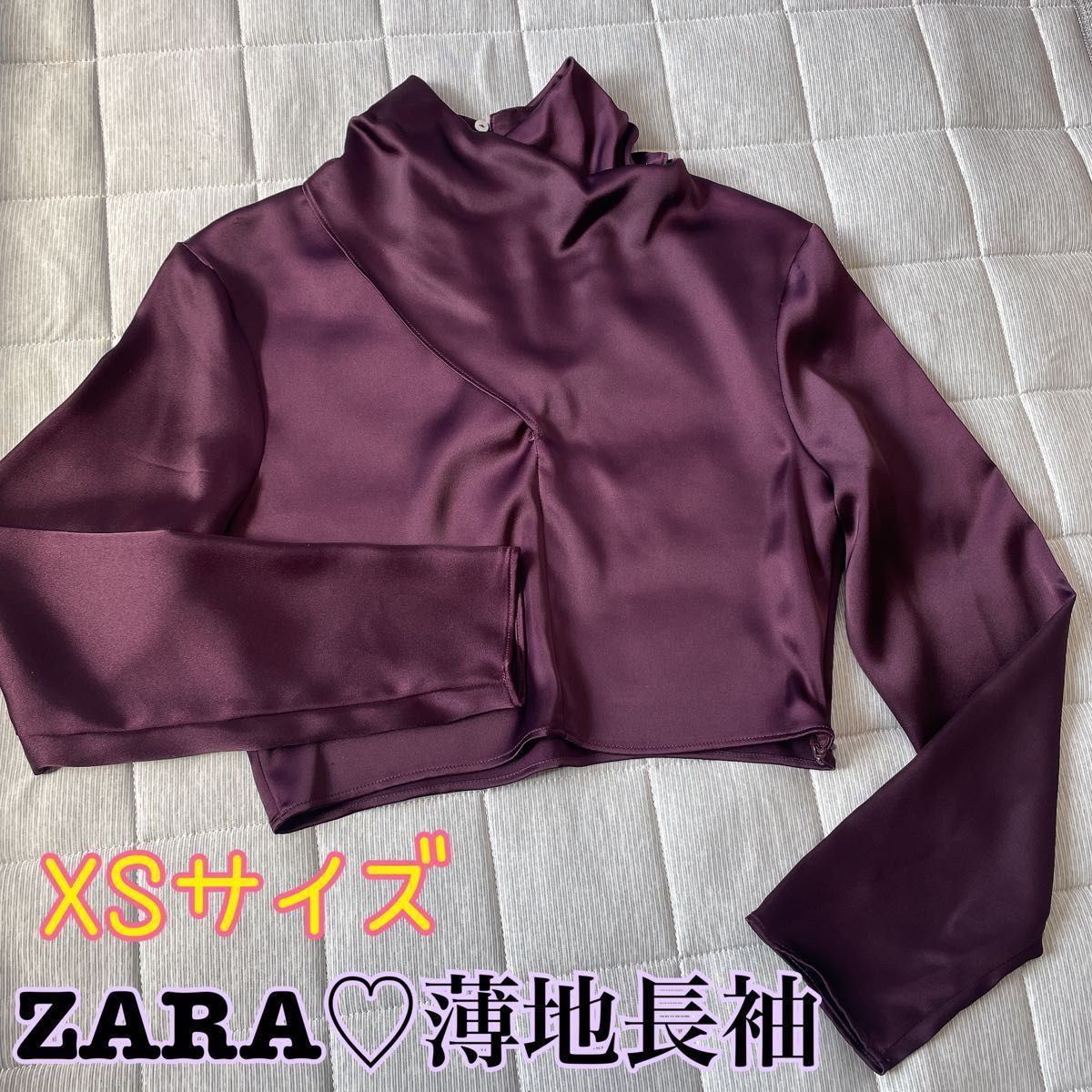 ZARA ザラ  ハイネック カットソー 長袖 トップス