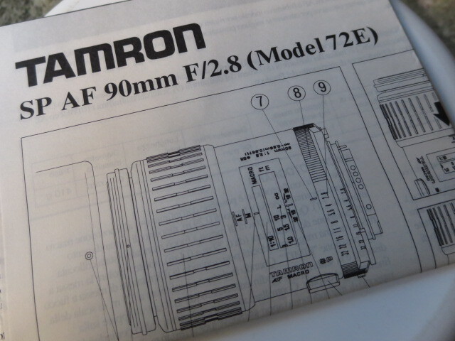 Canon用　TAMRON SP AF 90mm F/2.8 Model 72E_画像9