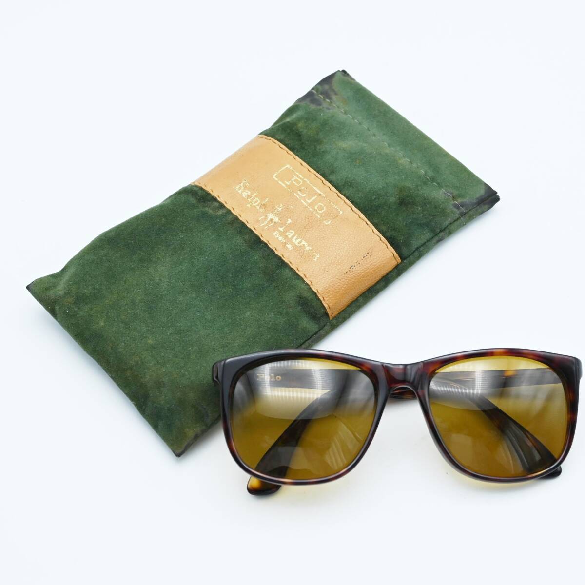 M05 Polo Ralph Lauren Polo Ralph Lauren plastic frame tortoise shell pattern sunglasses Brown 