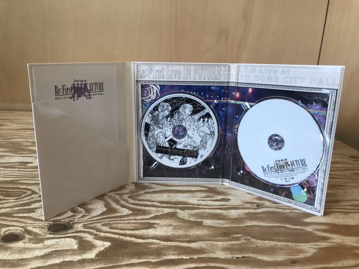 m ネコポスF DVD Re:First Live IN FUTURE 初回盤 baroque バロック 2枚組 リ:ファースト ライブ インフューチャー 2012.1.6 ※再生未確認の画像2