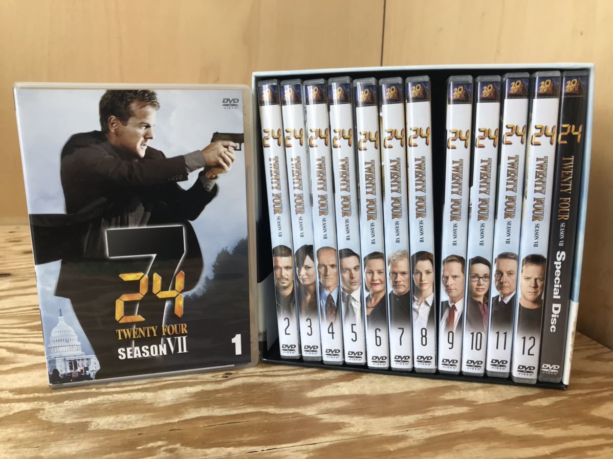 mJ 80 シーズンⅦ シーズン7 TWENTY FOUR DVD コレクターズBOX ※ケースと外箱に傷み有り、再生未確認、長期保管品の画像1