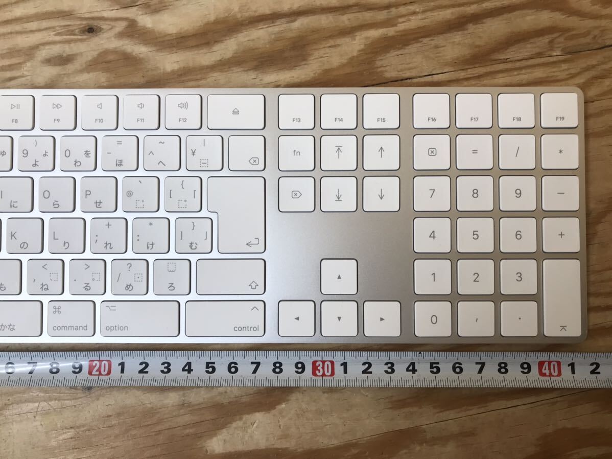 mH 80 A1843 Apple Magic Keyboard アップル マジックキーボード ※接続確認済、細かい動作は未確認、コードなしの画像3