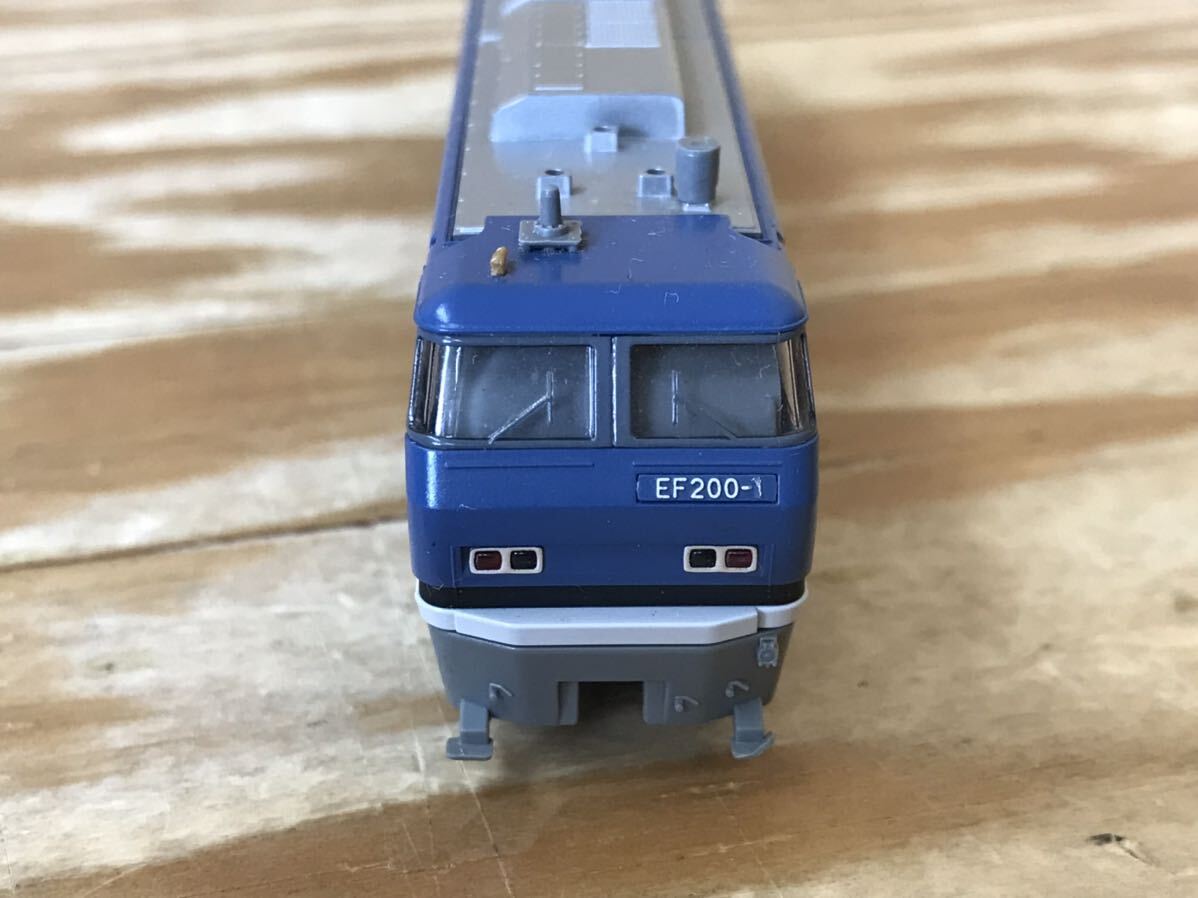 mG コンパクト INVERTER HI-TECH LOCO 鉄道模型 Nゲージ EF200-1 KATO カトー 電気機関車 ※カケあり、傷や汚れ有、動作未確認、現状品の画像4