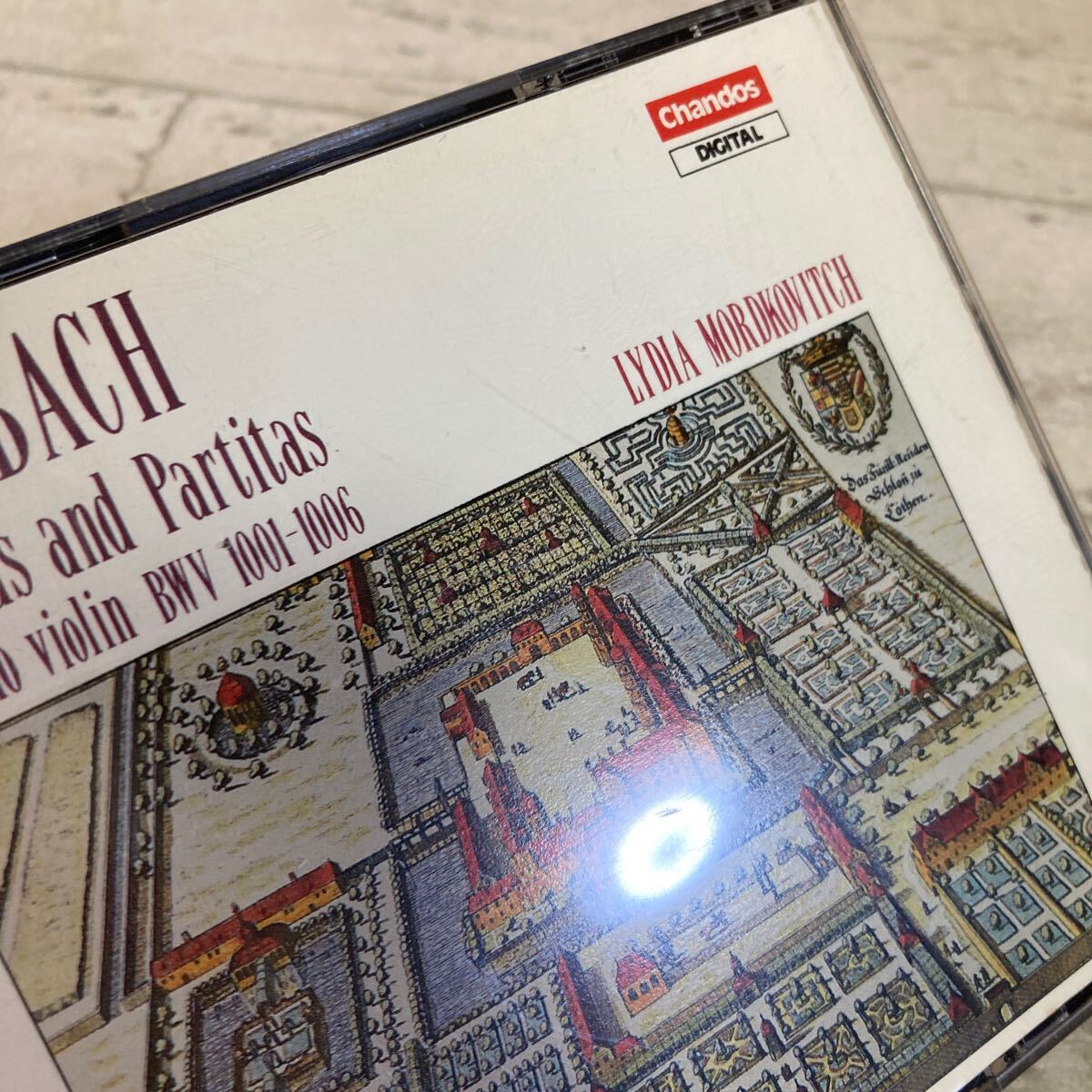 CD J.S BACH Sonatas and Partitas 中古CD 2枚組　for solo violin バッハ　BWV 1001-1006 クリックポスト対応のみ_画像10