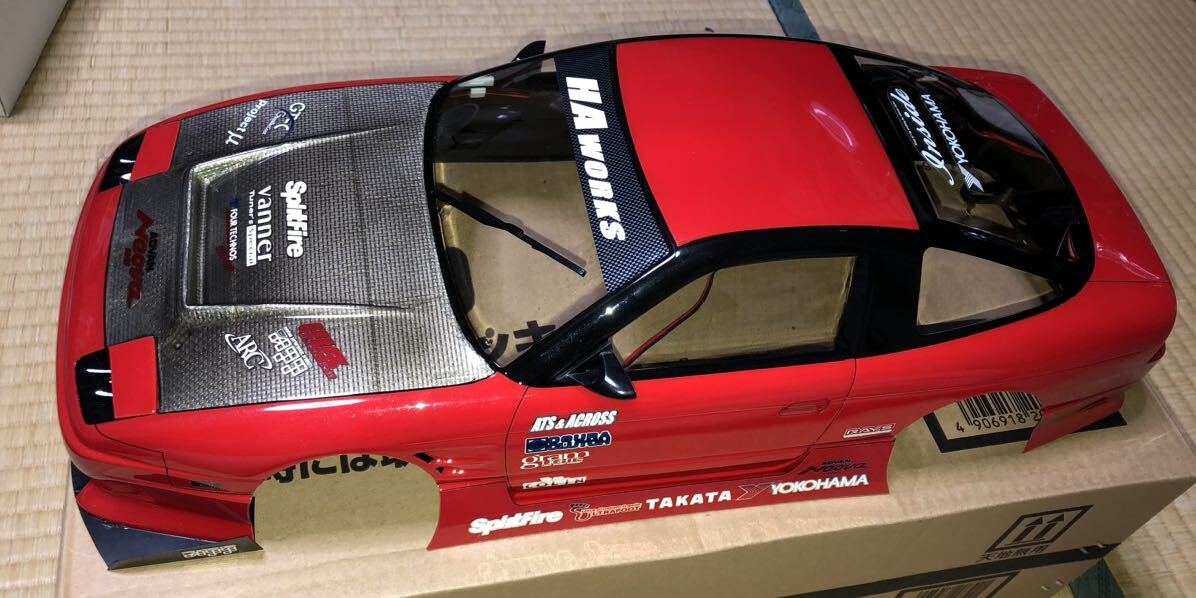 Yahoo!オークション - ヨコモ塗装済み ラジコンボディ 180SX HA Yahoo!オークション - ヨコモ塗装済み ラジコンボディ 180SX HA