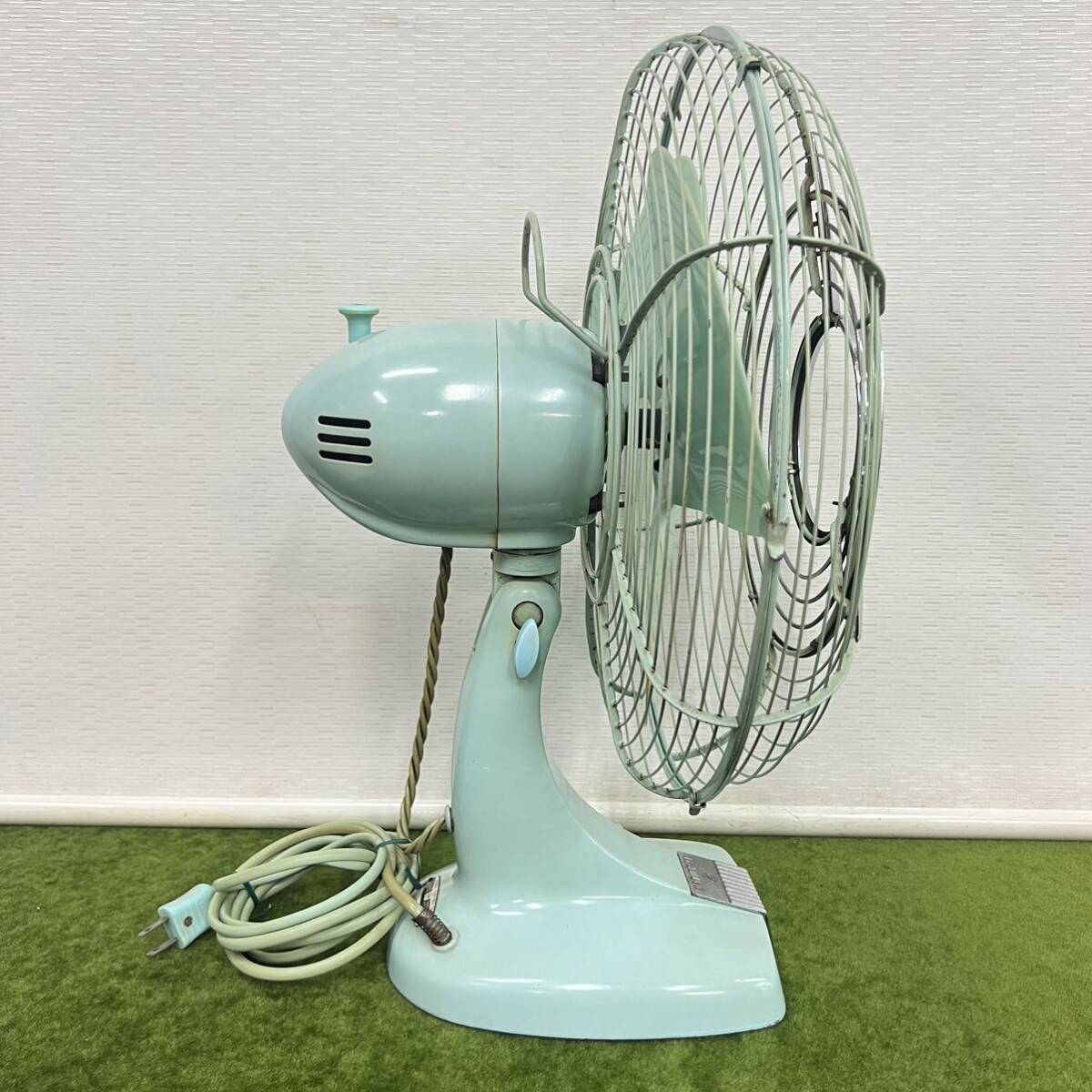 ★☆動作確認済み/レトロ 扇風機 NATIONAL/ナショナル NATIONAL ELECTRIC FAN NO9 1362 30ck/扇風機 アンティーク/昭和レトロの画像6