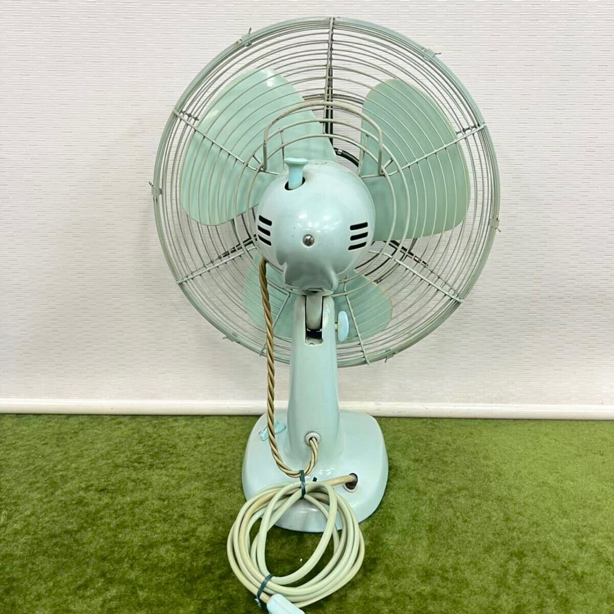 ★☆動作確認済み/レトロ 扇風機 NATIONAL/ナショナル NATIONAL ELECTRIC FAN NO9 1362 30ck/扇風機 アンティーク/昭和レトロの画像5