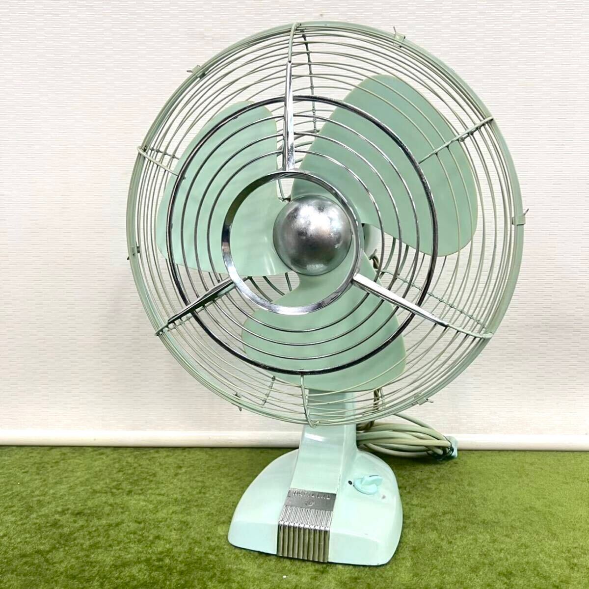 ★☆動作確認済み/レトロ 扇風機 NATIONAL/ナショナル NATIONAL ELECTRIC FAN NO9 1362 30ck/扇風機 アンティーク/昭和レトロの画像1