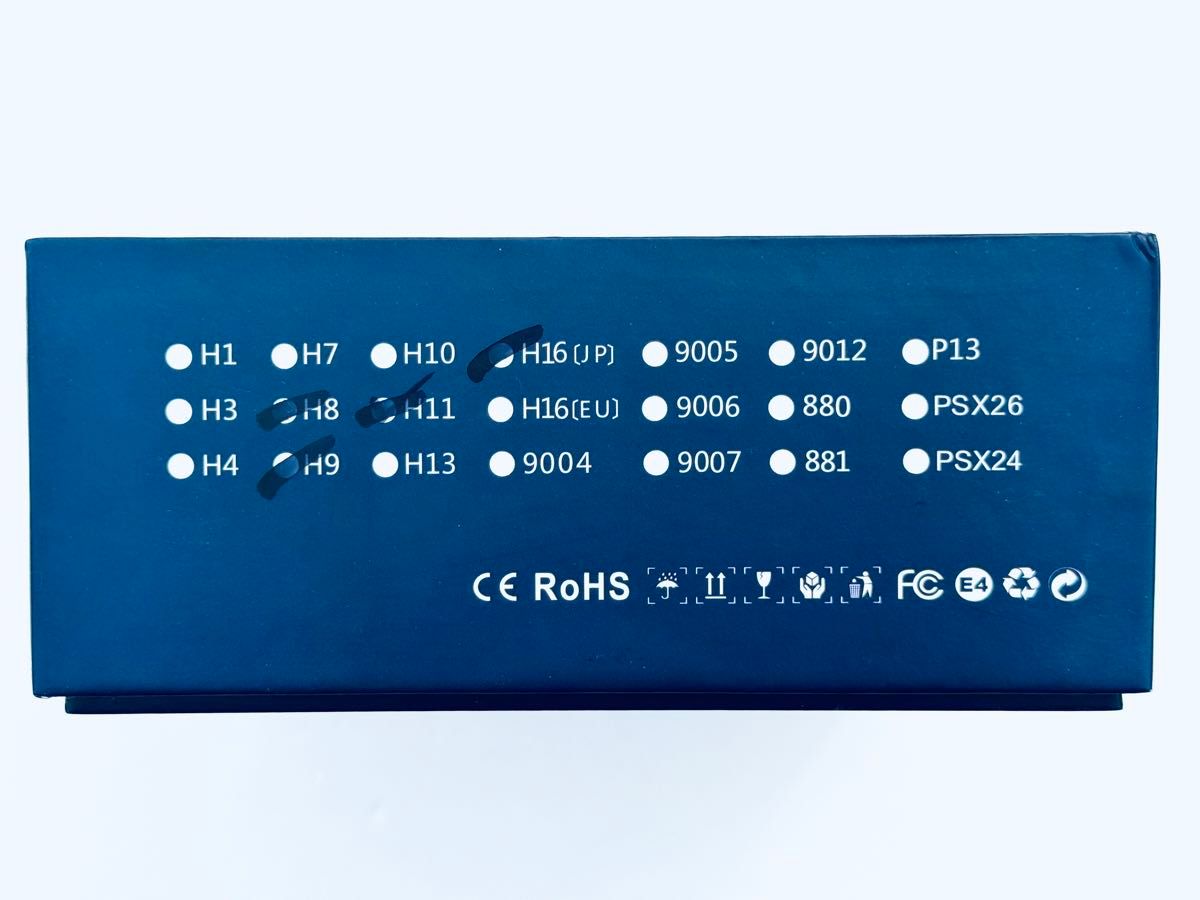 1LEDヘッドライトX3 H8/11/16 バルブ 8000LM 3色DIY可能