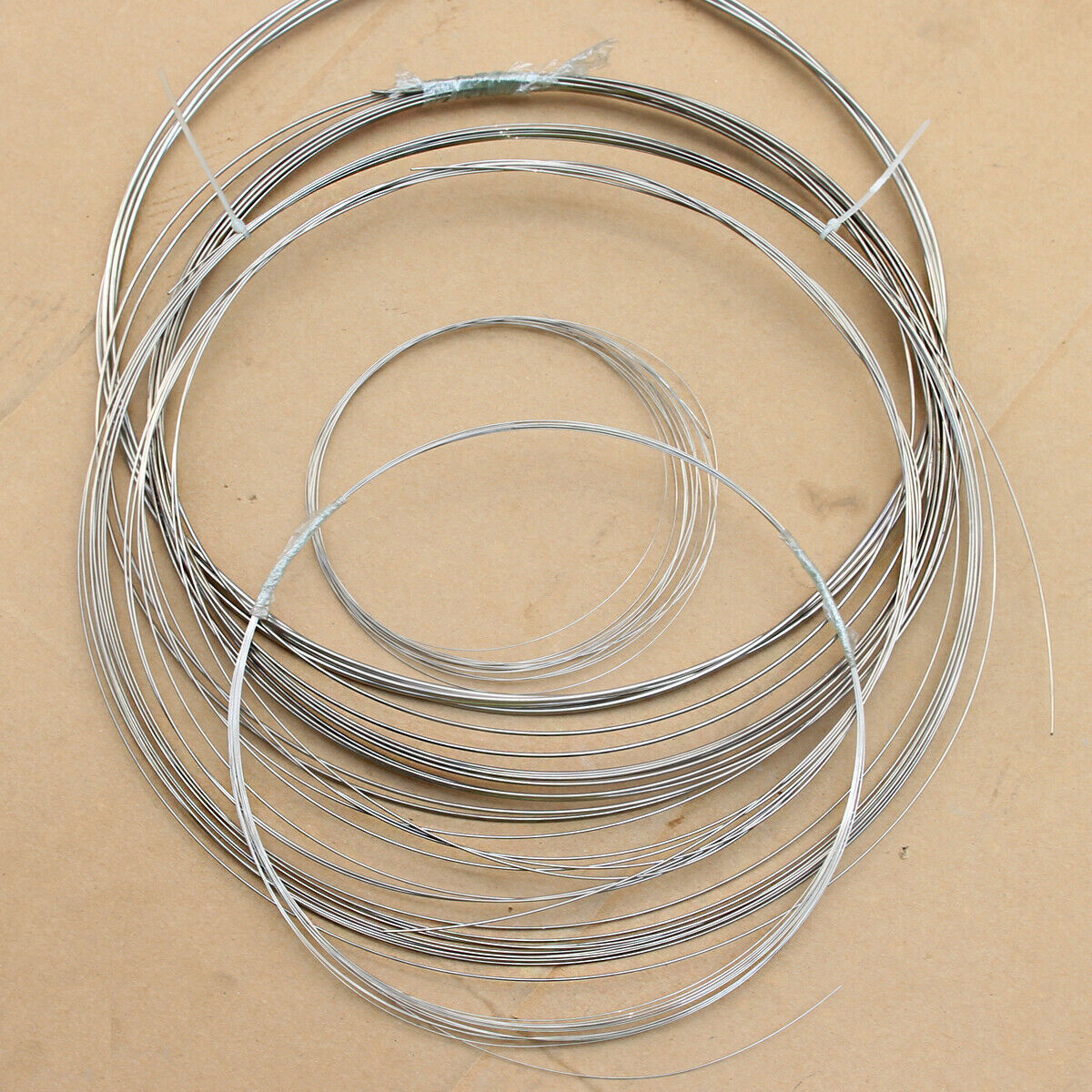 線径 1.5mm 全長 2m ステンレスばね鋼 スプリングワイヤー 針金 DIY_画像1