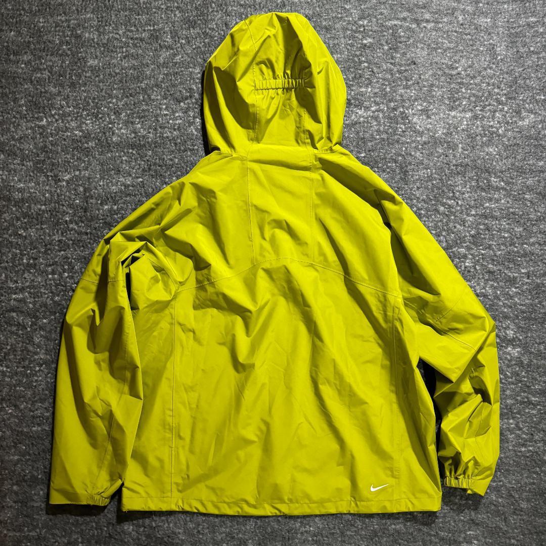 新品 ナイキ エーシージー ストームフィット ジャケット パーカー 2XL NIKE ACG Storm-FIT Cascade Rains 黄色 防風 防水 重ね着 高級素材_画像10