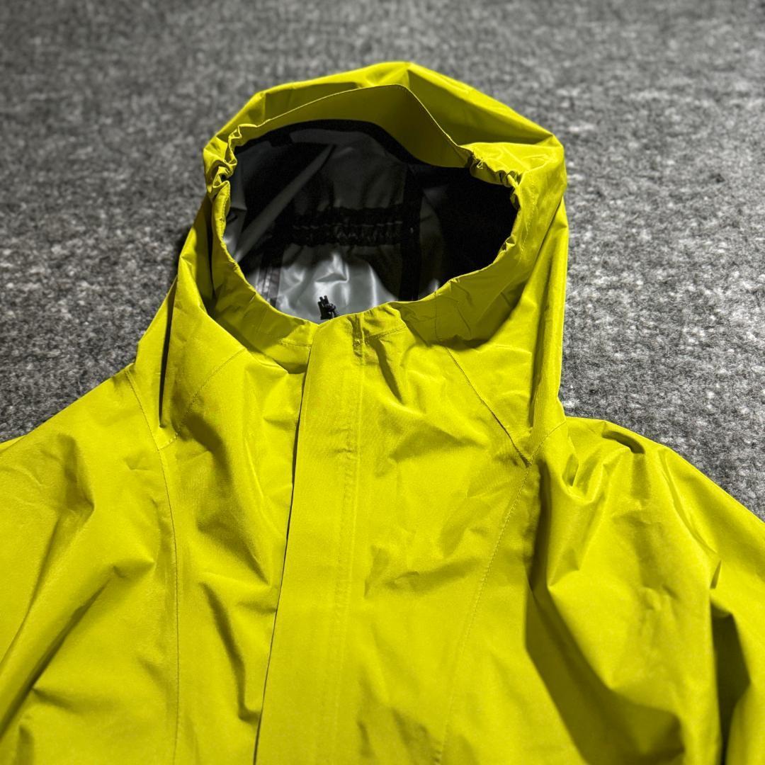 新品 ナイキ エーシージー ストームフィット ジャケット パーカー 2XL NIKE ACG Storm-FIT Cascade Rains 黄色 防風 防水 重ね着 高級素材_画像2