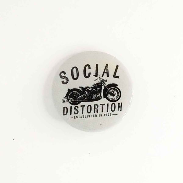 Social Distortion 缶バッジ ソーシャル・ディストーション Motorcycle_画像1