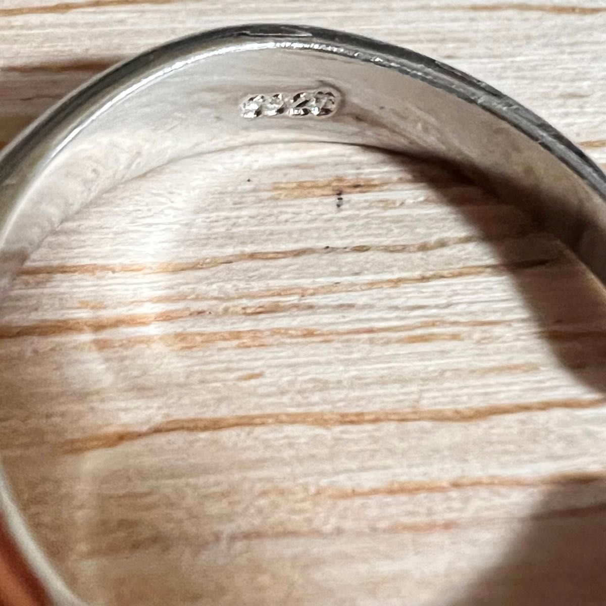 シルバーリング 925 スレンダー スムース 幅細 華奢 ミニマム 韓国 指輪