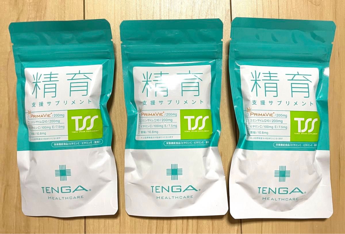 TENGA 精育支援サプリメント 120粒 3個 & 精子観察キット 1個