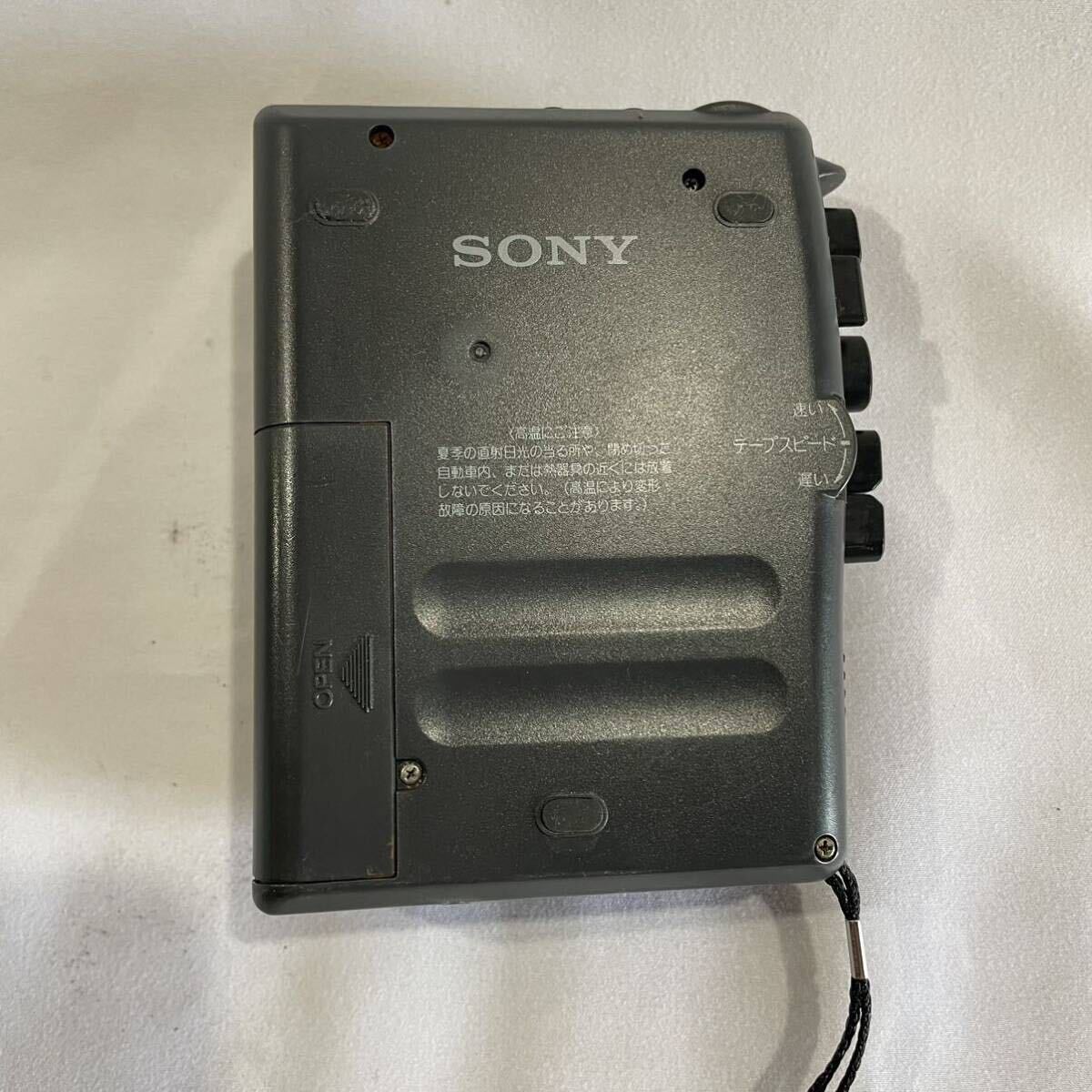 【ジャンク】SONY ソニー カセットプレーヤー TCM-39 カセットレコーダー _画像3