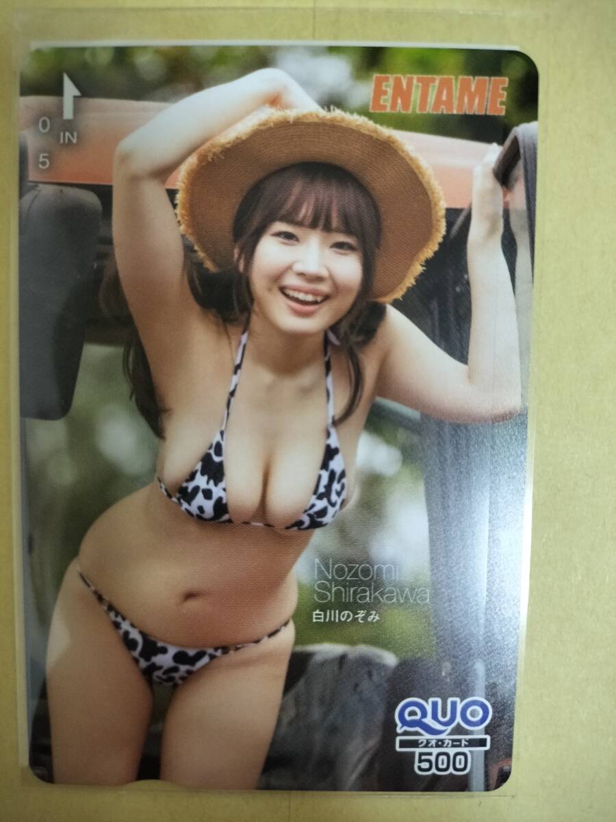 未使用 白川のぞみ クオカードA 巨乳 Kカップ 白川希美 送料63円_画像1