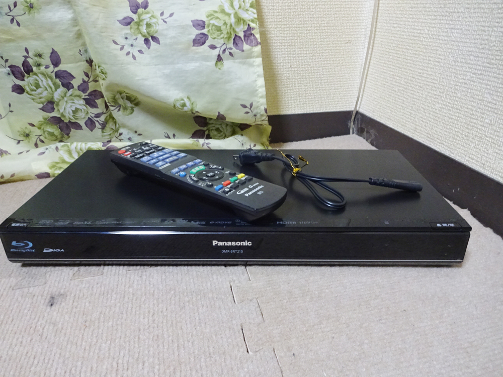 パナソニック HDD/BDレコーダー DMR-BRT210 リモコン付 動作品(401) 500GB