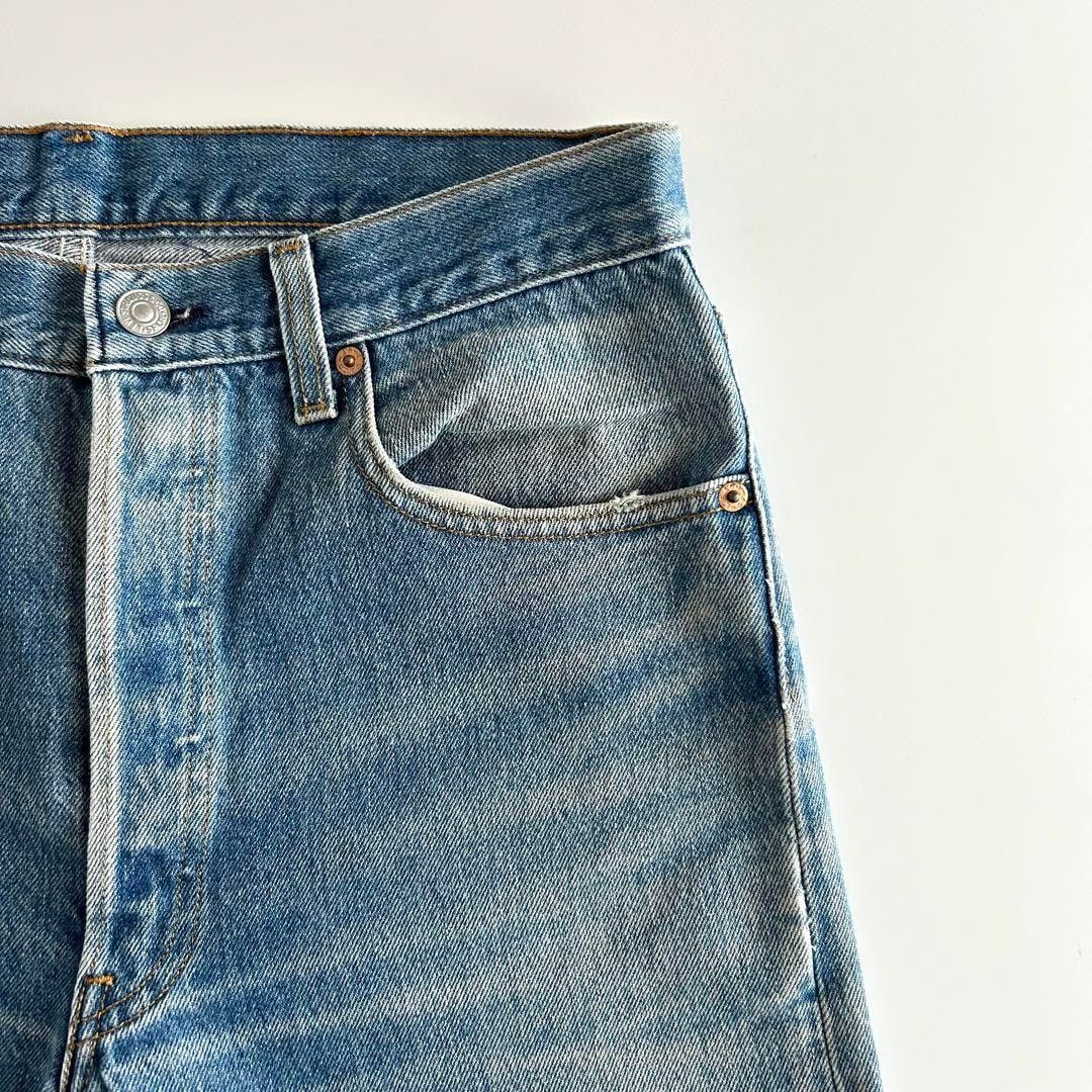 levi’s 501 usa製 W33 L32 ボタン裏553 実寸 W30 デニムパンツ ジーンズ ジーパン 90s ヒゲ