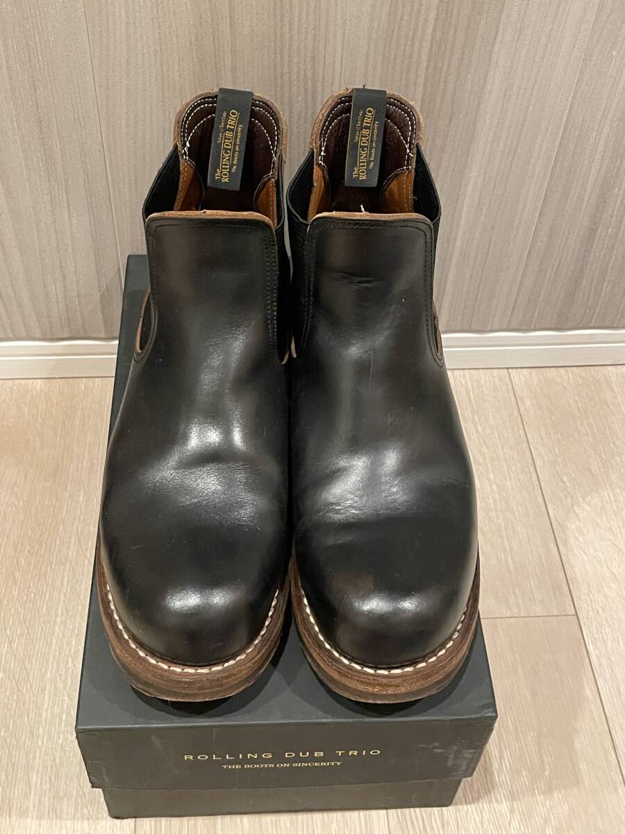 The Boots Shop購入 Rolling dub trio STAN ローリングダブトリオ スタン black 7h 25.5cm HORWEEN CHOMEXCEL CAT’S PAW_画像3