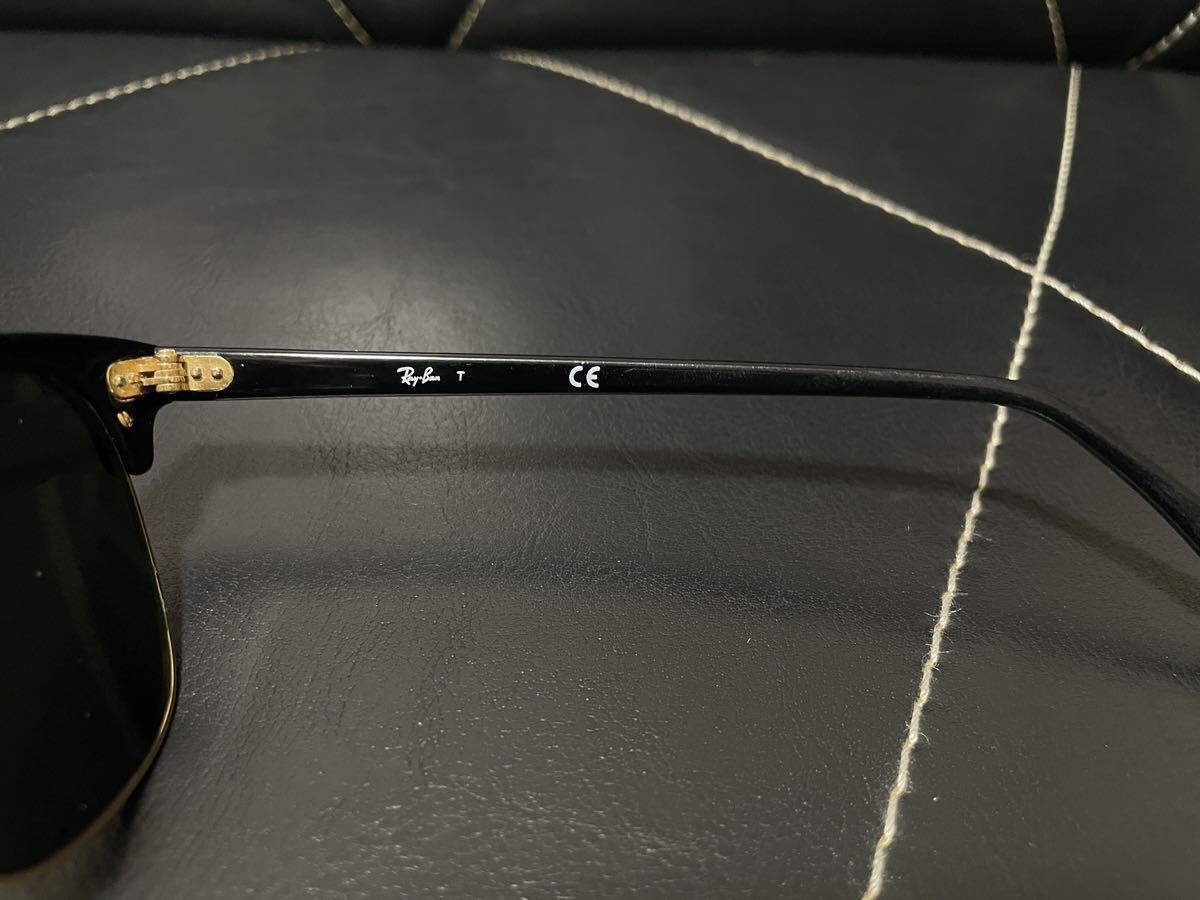 極美品 Ray-Ban レイバン RB3016 CLUBMASTER クラブマスター サングラス アイウェア メガネ 眼鏡 遮光 春夏 メンズ 小物 の画像5