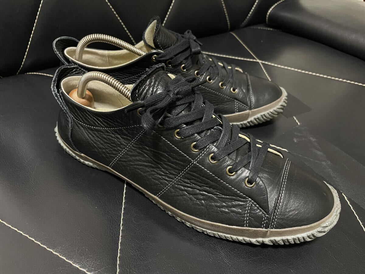  превосходный товар SPINGLE MOVE Spingle move 27216123 M≒25.5cm кожа обувь кожа спортивные туфли масло кожа мужской черный casual 