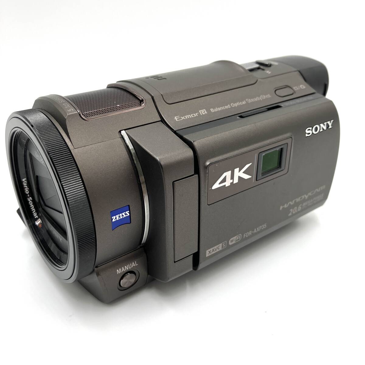 SONY 4Kビデオカメラ Handycam FDR-AXP35 ブロンズブラウン 光学10倍 FDR-AXP35-TI