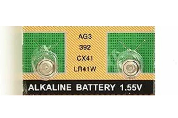◆送料無料 ボタン電池 ２個 ＬＲ４１(192， RW87， V3GA， L736， GP192， G3A)／1.55V _画像1