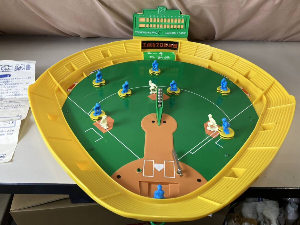 ツクダオリジナル 王貞治プロ野球盤 ボードゲーム 野球ゲーム レトロ玩具 当時物 コレクションの画像2