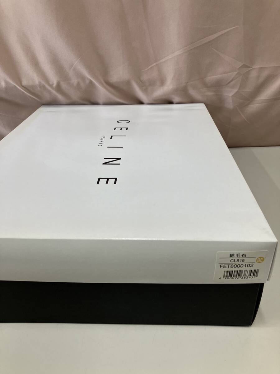  Celine CELINE PARIS cotton blanket silky Touch 140×200 centimeter single size bedding west river industry ( stock ) made in Japan 