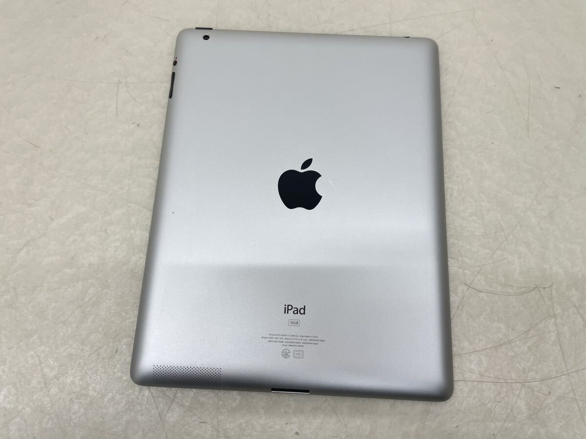 Apple アップル iPad 2 本体 Wi-Fiモデル A1395 16GB 起動確認＋初期化済み ライトニングケーブル付き 現状品の画像6