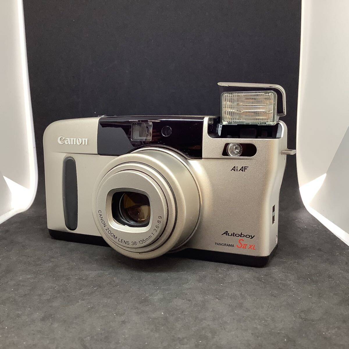 ＊【簡易動作確認済み】Canon Autoboy PANORAMA SⅡ XL キャノン オートボーイ パラノマ 38-135mm 1:3.6-8.9 コンパクトフィルムカメラ の画像1