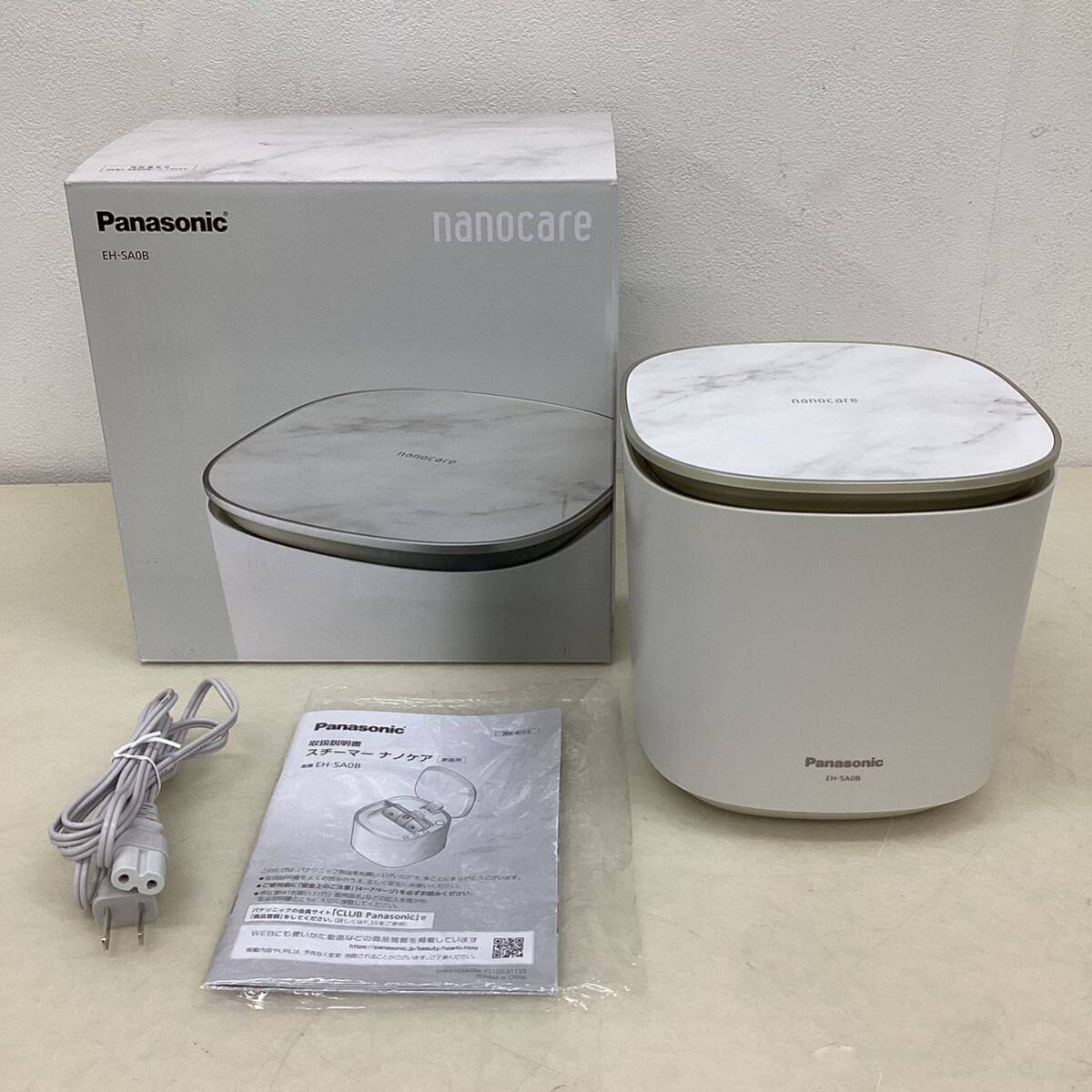 *[ рабочий товар ]Panasonic Panasonic отпариватель nano уход EH-SA0B-N 230625 2023 год производства nanocare красота бытовая техника руководство пользователя изначальный с коробкой б/у 