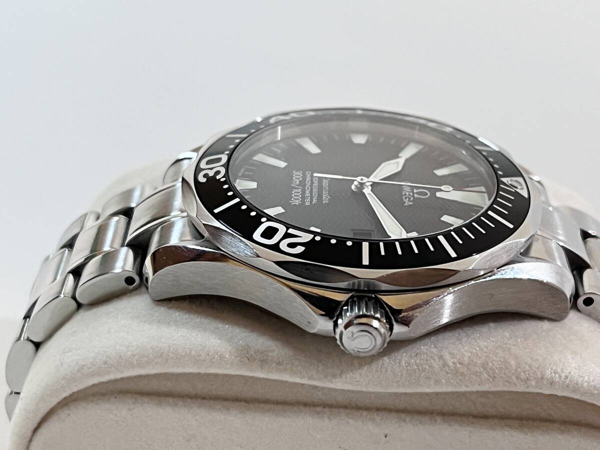 【極上美品】オメガ OMEGA シーマスター SeaMaster プロフェッショナル 300m ラージサイズ 自動巻き 2254.50 腕時計 黒 メンズ 付属品有りの画像8