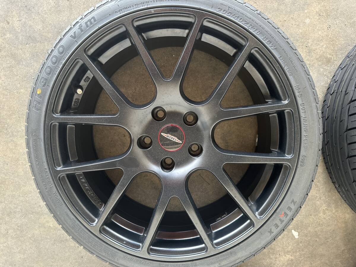 MINIクーパーSD  BMW ミニ ＮＥＵＳＰＥＥＤ１８インチアルミホイール４本SET タイヤ付の画像5