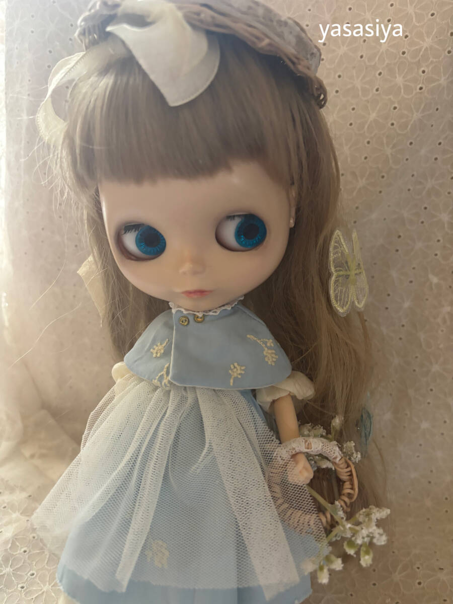 'yasasiya' ネオブライスアウトフィット 春と蝶々 12点セット NeoBlythe OUTFIT handmadeの画像2