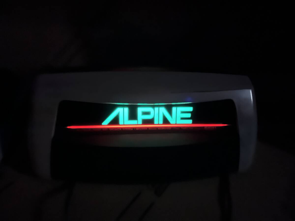 ★ALPINE 6681 イルミネーション置き型スピーカー★_画像2