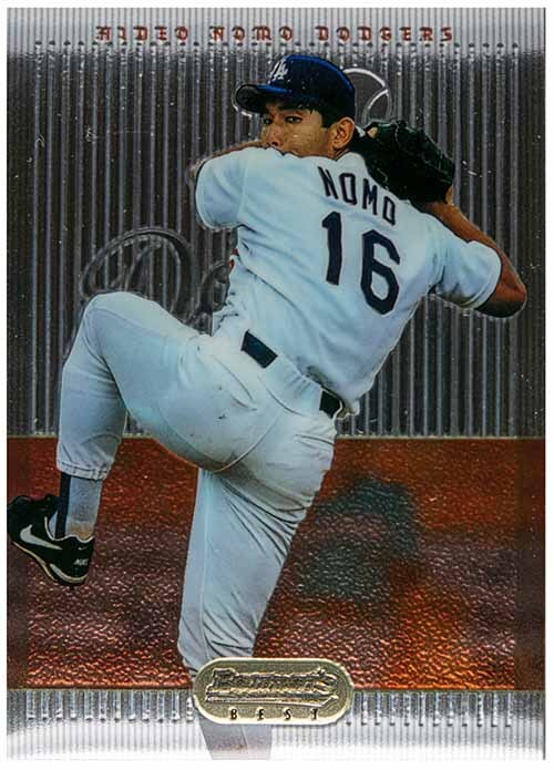 即決! 1995 野茂英雄 MLB Bowman's Best カード #83_画像1